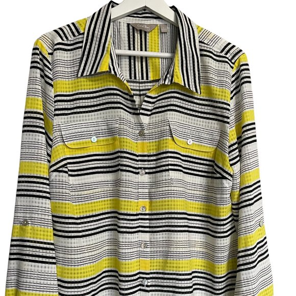 Coral Bay Long-sleeve Stripe Button-down Shirt - Picture 1 of 4